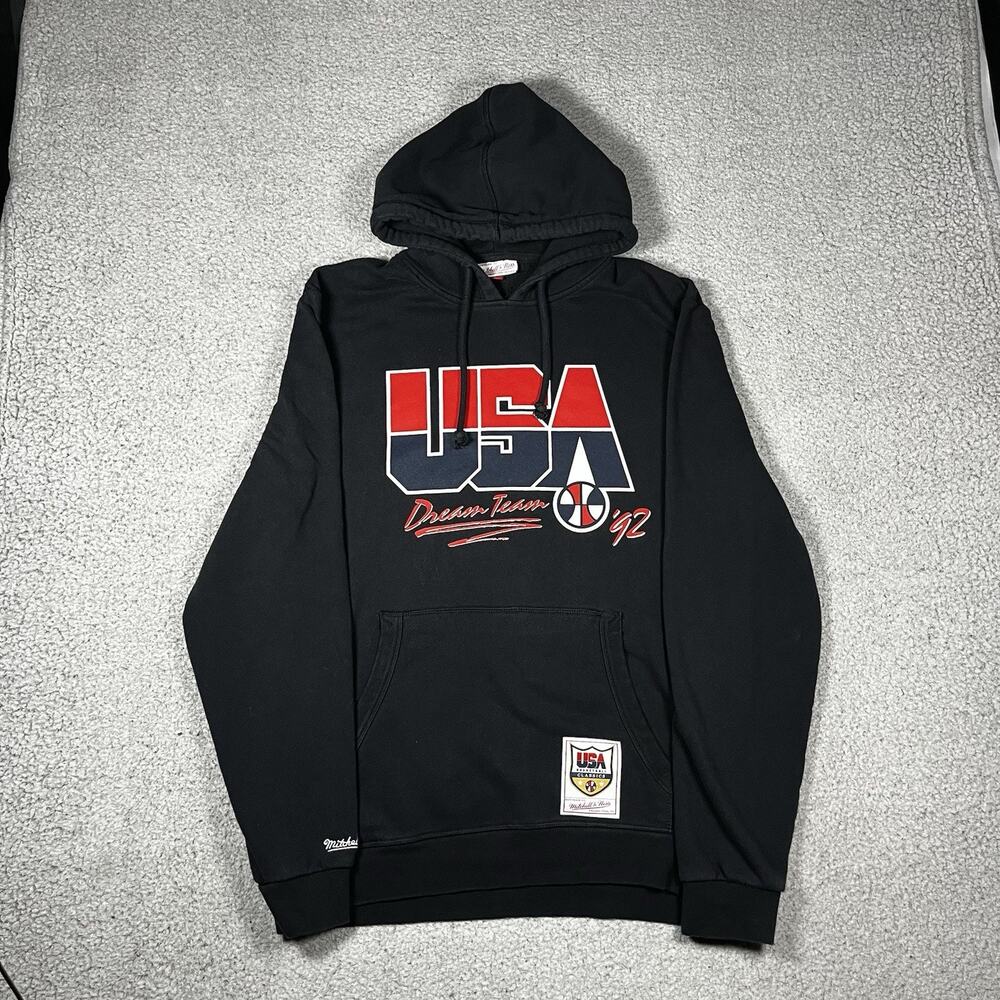 Team USA Basketball Hoodie Mens XL Mitchell & Ness Sweatshirt Olympics 92 Dream